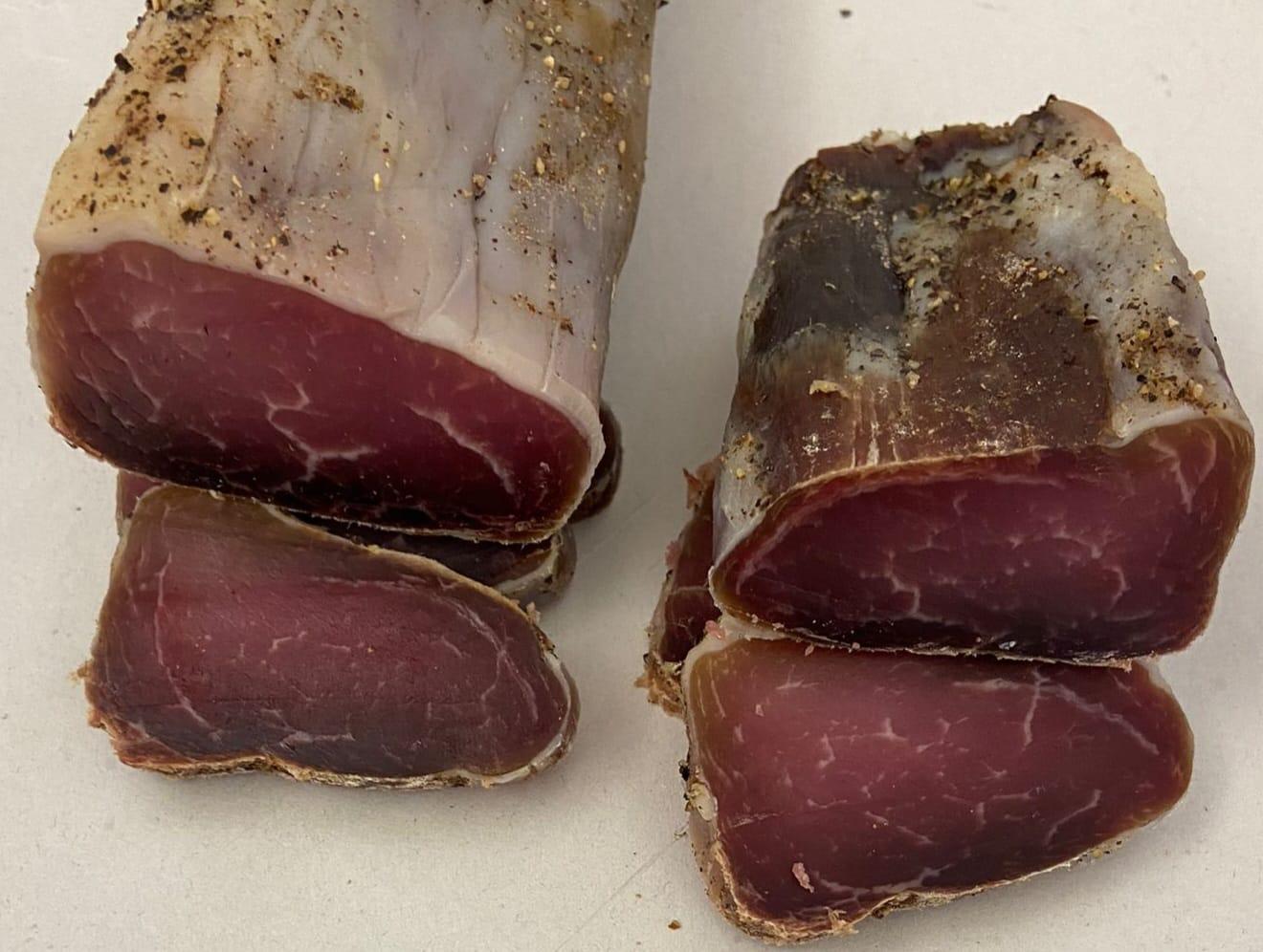 Filetti di maiale tagliati